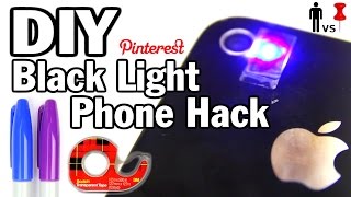 DIY Black Light Phone Hack  Man Vs Pin 32 [upl. by Wilber]