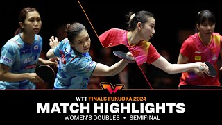 HashimotoSato vs ChenQian  WD SF  WTT Finals Fukuoka 2024 [upl. by Ardek391]