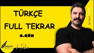 Türkçe Full Tekrar  6GÜN  SesYazımNoktalama  RÜŞTÜ HOCA [upl. by Neral422]