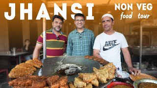 Jhansi Non Veg Food Tour I Meat Ka Badshah Meat King  Mutton Ishtu  Not that Good ChickenBiryani [upl. by Grefer751]