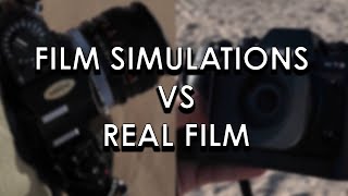 PORTRA 400 Film Simulation vs Real Film  Canon A1 vs Fujifilm XT2  Barcelona [upl. by Ainegul]