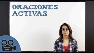 Las oraciones activas [upl. by Gine589]