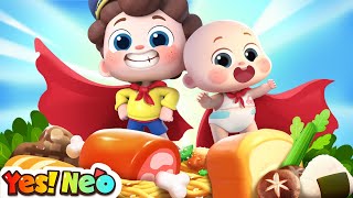 I Love Fruits and Veggies  Yummy Food Machine  Good Habit  Nursery Rhymes amp Kids Songs  Yes Neo [upl. by Reeves]