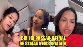 BIA CHAGAS FOI PASSAR O FINAL DE SEMANA COM OS IRMÃOS NO INTERIOR [upl. by Martynne954]