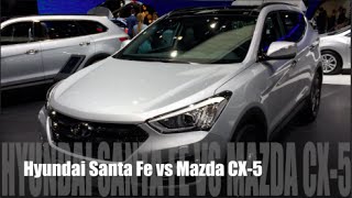 Hyundai Santa Fe 2014 vs Mazda CX5 2014 [upl. by Blas885]