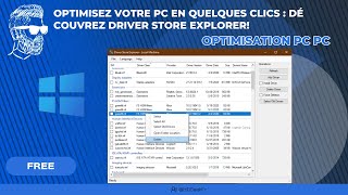 Optimisez Votre PC en Quelques Clics  Découvrez Driver Store Explorer [upl. by Munmro]