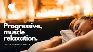 PROGRESSIVE MUSCLE RELAXATION GUIDED sleep MEDITATION FOR DEEP SLEEP Voice Fall asleep fast [upl. by Idnahs]