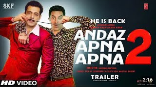 Andaaz Apna Apna 2  TRAILER  Salman Khan  Aamir Khan  Ranbir Kapoor  Rajkumar Santoshi  Update [upl. by Ramin]