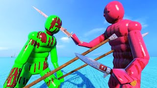 Dynamic NPC Ragdolls Fight in Multiverse with active ragdoll physics [upl. by Salot]