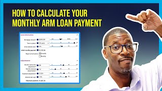 How To Calculate Your Monthly Adjustable Rate Mortgage Loan Payment   Arm Loan [upl. by Aklim950]