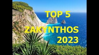 TOP 5 BEST FIVE STAR HOTELS ZAKYNTHOS GREECE 2023 zakynthos besthotels greece 2023 [upl. by Arik12]