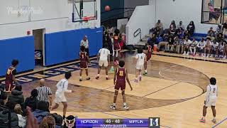 Mifflin Vs Horizon Varsity High School Basketball [upl. by Regnig]