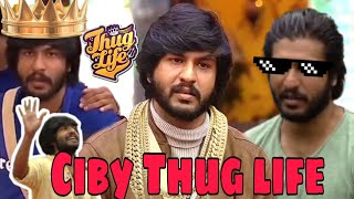 Ciby Thug life in Bigg boss 5  யாரு வீட்ல ப்ரோ  ciby bhuvana chandran  bigg boss 5  90s uncles [upl. by Eelarak]