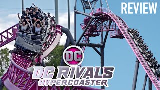 DC Rivals Hypercoaster Review Warner Bros Movie World Australia Extreme MACK Roller Coaster [upl. by Eiramyma]