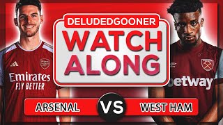 Arsenal 02 West Ham Live Premier League Watch along [upl. by Gherlein]