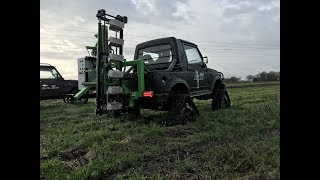 Nonstop Bodenprobengerät ED18 Bodenproben von Höfen electric drive soil sampling 30cm [upl. by Perloff]