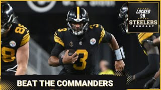 How Pittsburgh Steelers can pick up huge win vs Washington Commanders in Week 10 [upl. by Jorey]