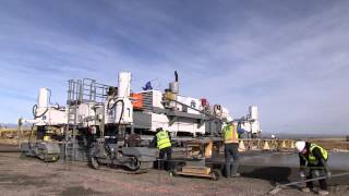 S1500 Slipform Paver Buckley Airforce Base [upl. by Vachell895]