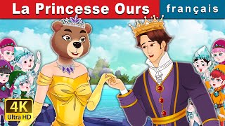 La Princesse Ours  The Bear Princess in French  FrenchFairyTales [upl. by Reinar]