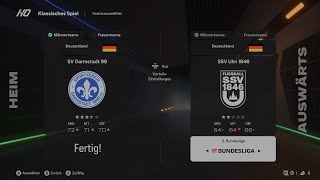 Lets Simulate FC 25 2 Bundesliga 10 Spieltag SV Darmstadt 98 VS SSV Ulm 1846 Fussball [upl. by Nairb]