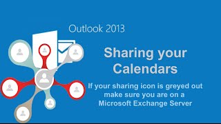 📆Outlook 2013 Calendar Sharing Exchange📧 [upl. by Rednijar]