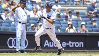 Mariano Rivera hits home run at Yankee Stadium [upl. by Alyk297]