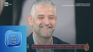 Innamoratissimo Fortunato Cerlino il primo bacio con la moglie  Vieni da me 20022019 [upl. by Gardiner384]