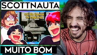 ASSOMBRAÇÕES COM FRASES DO COTIDIANO  Scottonauta  Leozin REACT [upl. by Toms]