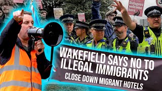 WAKEFIELD STANDS UP enoughisenough wakefield migrantcrisis [upl. by Gabor]