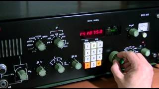 Odbiornik radiowy EKD300  EKD300 receiver and G5RV antenna [upl. by Lleval]