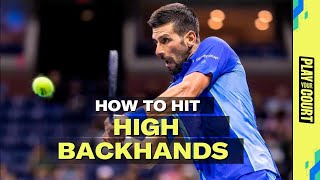 The Top 2 Ways To Handle High Backhands [upl. by Alag]