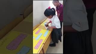 nakshathra papa slc  program in her school about sense organsmust watch 👀👅👂 [upl. by Nasya]