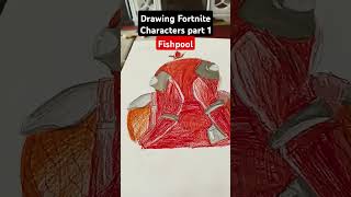 Drawing Fortnite Characters part 1 [upl. by Nnyw]