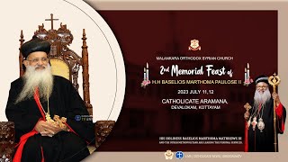 2nd Memorial Feast of HH Baselios Marthoma Paulose II  Catholicate Palace Devalokam [upl. by Zoa]