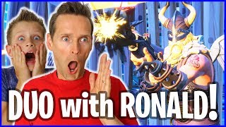 Playing Fortnite Battle Royale with Ronald [upl. by Euqnomod]