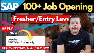 Apply for SAP SDMMFICOPPABAP Freshers Job Openings in BangaloreHyderabadDelhiIndia [upl. by Arnie]