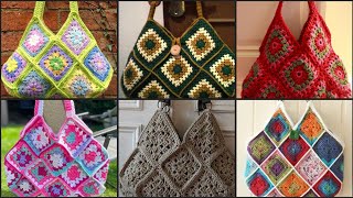 Picot stitch crochet embroidered tote shopping bag 2024quot [upl. by Sirromaj243]