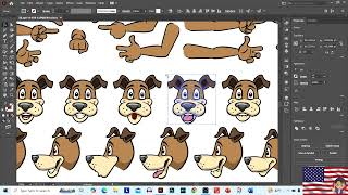 Cartoon Animator 5 cartoon character processing for character rigging and animation [upl. by Manouch467]