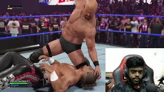 WWE 2K 24 Steve Austin vs Shawn Michaelsfaxecam reaction tamil gameplay [upl. by Thurston754]