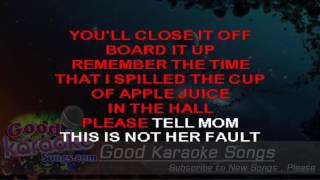 Adams Song  Blink 182 Lyrics KAraoke  goodkaraokesongscom [upl. by Catie997]