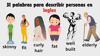 Aprende como describir personas en INGLES por su apariencia fisca [upl. by Delanie]