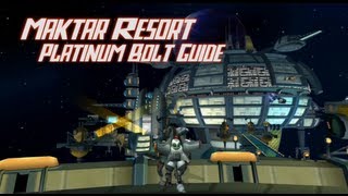 Ratchet amp Clank 2 Going Commando HD  Maktar Resort Platinum Bolt Guide [upl. by Audras]