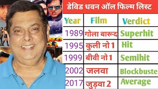 David Dhawan all movies name list in Hindi ll Devid dhawan all film list [upl. by Eiten317]