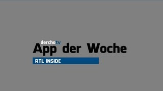 App der Woche RTL INSIDE [upl. by Bland]