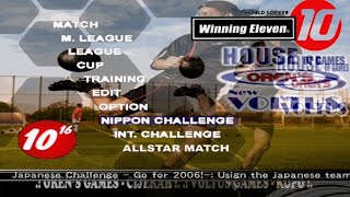 WINNING ELEVEN 1016 PS2  ULTRA WIDE [upl. by Masao408]