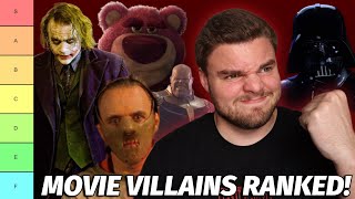 Movie Villains Ranked TIER LIST [upl. by Emlynne]