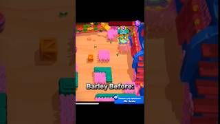 Barley Now 🤡 vs Barley Then ☠️ brawlstars brawlstarsshorts [upl. by Kahcztiy]