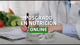 Alcanzá la excelencia en Nutrición  Posgrado online FISP  UBA [upl. by Guillemette]