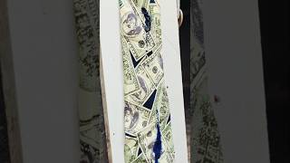 Inkcredible Destruction Squirting Ink into 100 Bill Tie [upl. by Ilyah]