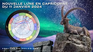 Nouvelle Lune en Capricorne du 11 janvier 2024  quotVers lavenir ensemble ou chacun pour soiquot♑️ [upl. by Ainimre]